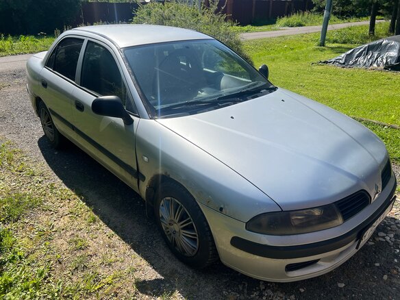 2003 Mitsubishi Carisma I Рестайлинг, серебристый - вид 2