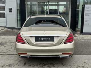 2019 Mercedes-Benz S-Класс 400 d VI (W222, C217) Рестайлинг, золотистый, 3700000 рублей, вид 5