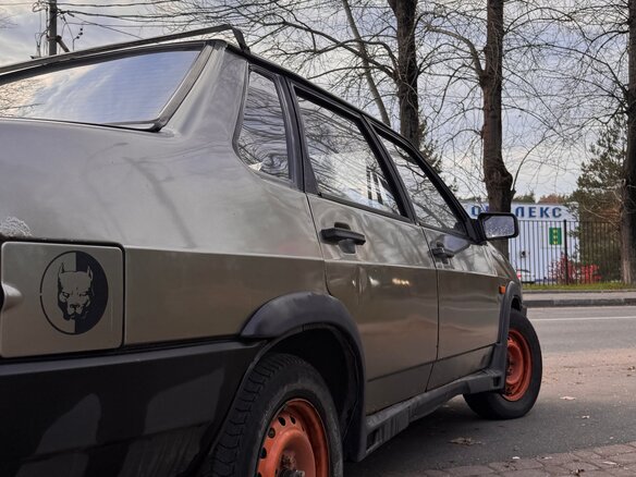 2000 Lada (ВАЗ) 21099, серый, 90000 рублей - вид 4