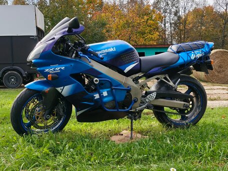 2000 Kawasaki ZX-9R Ninja, синий, 440000 рублей, вид 4
