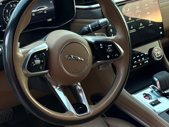 2021 Jaguar F-Pace I Рестайлинг, синий, 4300000 рублей - вид 20