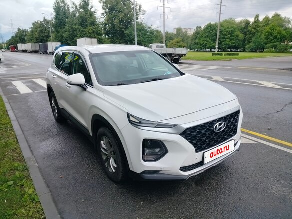 2018 Hyundai Santa Fe IV, белый, 2200000 рублей - вид 2