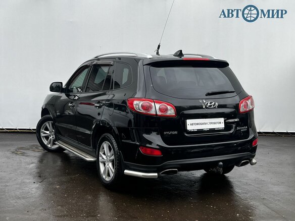 2011 Hyundai Santa Fe II Рестайлинг, чёрный, 1190000 рублей - вид 6