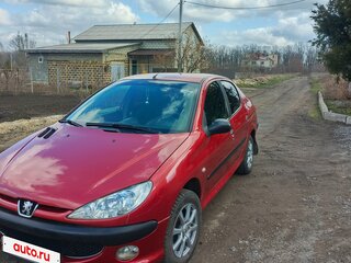 2007 Peugeot 206, красный, 450000 рублей, вид 1