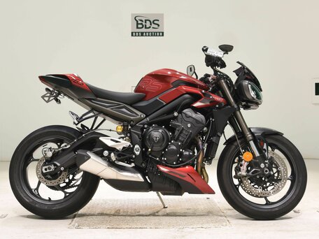 2023 Triumph Street Triple, пурпурный, 1140000 рублей, вид 1