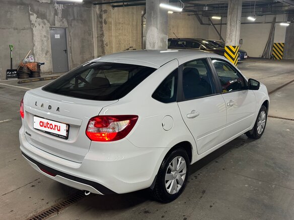 2024 Lada (ВАЗ) Granta I Рестайлинг, белый, 719000 рублей - вид 4