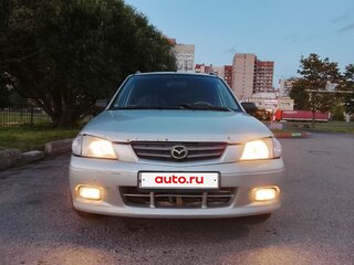 2001 Mazda Demio I (DW), серебристый, 159000 рублей, вид 3