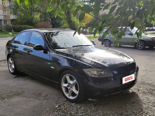 2007 BMW 3 серии 318i V (E90/E91/E92/E93), чёрный, 650000 рублей, вид 2