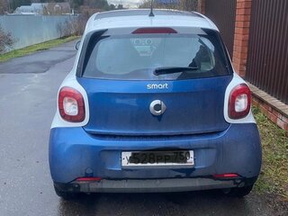 2016 Smart Forfour II, голубой, 1500000 рублей, вид 4