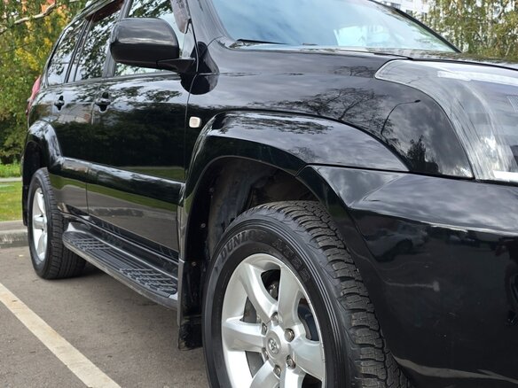 2008 Toyota Land Cruiser Prado 5-speed 120 Series Рестайлинг, чёрный - вид 9
