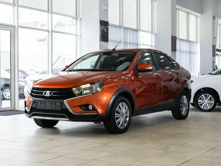 2021 Lada (ВАЗ) Vesta I, оранжевый, 1100000 рублей, вид 3