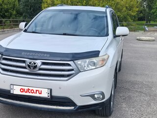 2012 Toyota Highlander II (XU40) Рестайлинг, белый, 1800000 рублей, вид 1