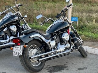 2003 Yamaha XVS400 Drag Star, чёрный, 390000 рублей, вид 4