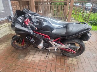 2006 Kawasaki ER-6F (Ninja 650R), чёрный, 380000 рублей, вид 2