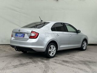 2018 Skoda Rapid I Рестайлинг, серебристый, 1270000 рублей, вид 4