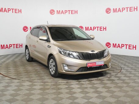 2012 Kia Rio 5-speed III, бежевый, 735000 рублей, вид 3