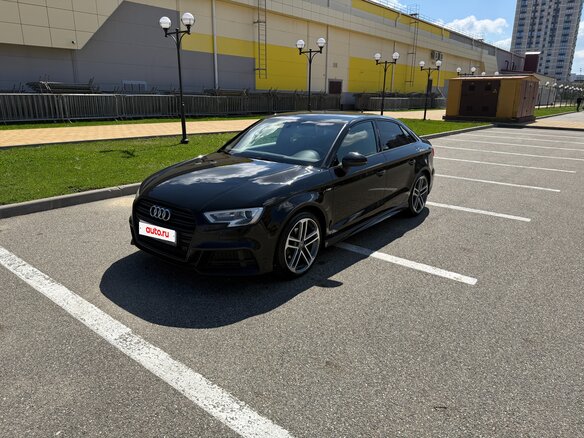 2019 Audi A3 III (8V) Рестайлинг, чёрный, 2030000 рублей