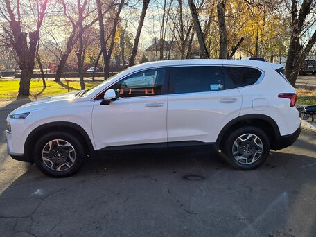 2021 Hyundai Santa Fe IV Рестайлинг, белый, 3250000 рублей, вид 3