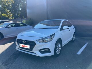 2018 Hyundai Solaris II, белый, 1100000 рублей, вид 2