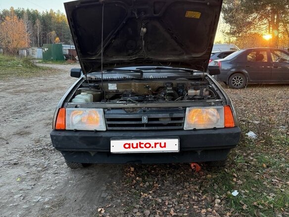 1999 Lada (ВАЗ) 21099, коричневый, 130000 рублей - вид 2