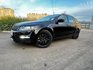2014 Skoda Octavia III (A7), чёрный, 1370000 рублей, вид 1