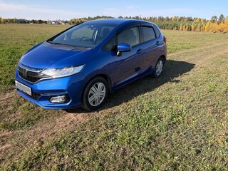 2017 Honda Fit III Рестайлинг, синий, 950000 рублей, вид 1