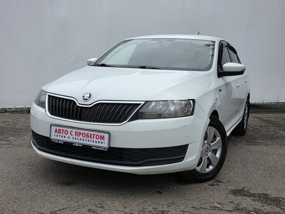 2019 Skoda Rapid I Рестайлинг, белый, 1120000 рублей