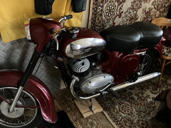 1960 Jawa 350/360, красный, 380000 рублей - вид 4