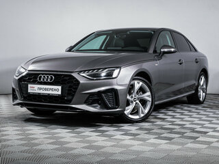 2021 Audi A4 35 TFSI V (B9) Рестайлинг, серый, 3450000 рублей, вид 1