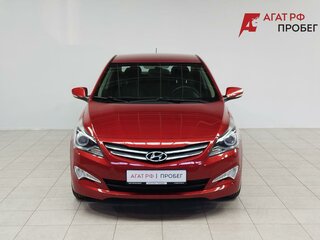 2016 Hyundai Solaris I Рестайлинг, красный, 1040000 рублей, вид 2