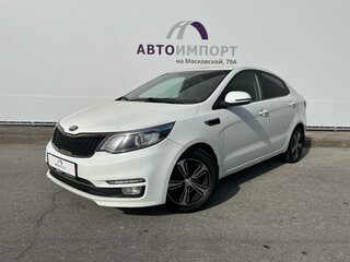 2015 Kia Rio III Рестайлинг, белый, 1140000 рублей, вид 1