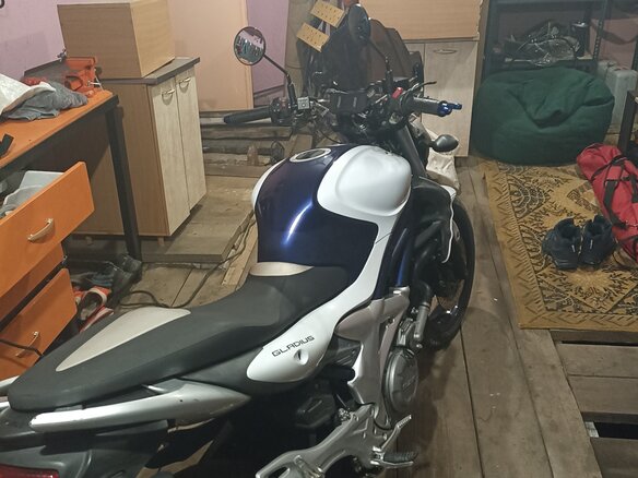 2010 Suzuki SFV 400 Gladius, белый, 370000 рублей - вид 7