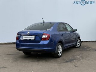 2019 Skoda Rapid I Рестайлинг, синий, 1450000 рублей, вид 5
