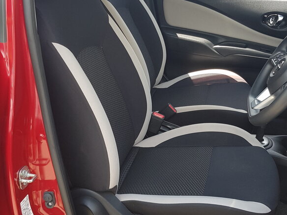 2020 Nissan Note II Рестайлинг, красный, 1300000 рублей - вид 9