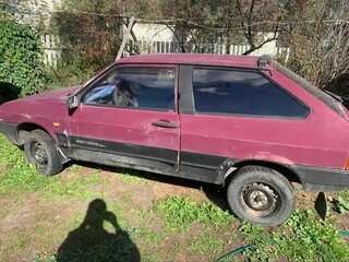 1996 Lada (ВАЗ) 2108, красный, 68000 рублей, вид 2