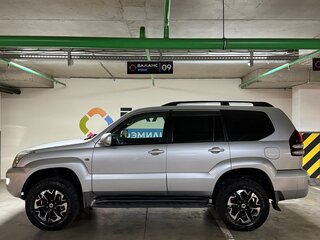 2008 Toyota Land Cruiser Prado 5-speed 120 Series Рестайлинг, серебристый, 2035000 рублей, вид 4