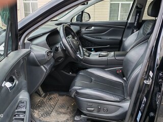 2021 Hyundai Santa Fe IV Рестайлинг, чёрный, 3500000 рублей, вид 4