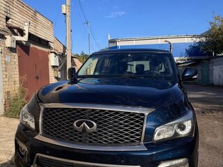 2016 Infiniti QX80 I Рестайлинг, синий, 2549000 рублей, вид 1