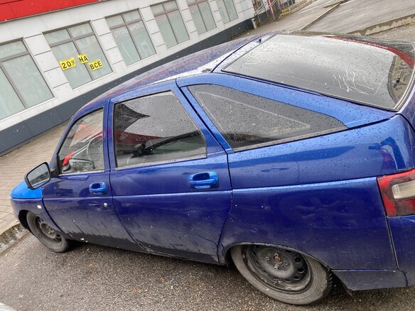 2002 Lada (ВАЗ) 2112, синий, 95000 рублей - вид 3