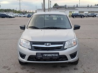 2016 Lada (ВАЗ) Granta I, серебристый, 370000 рублей, вид 2