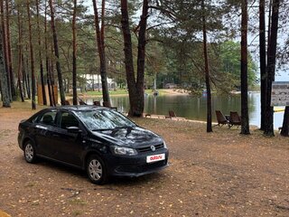 2012 Volkswagen Polo V, чёрный, 485000 рублей, вид 5