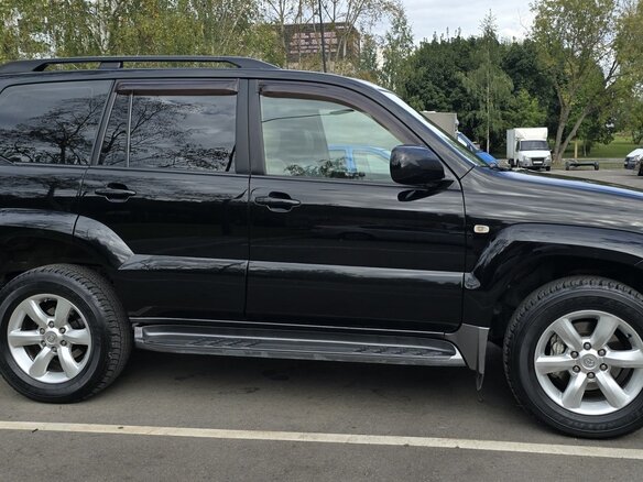 2008 Toyota Land Cruiser Prado 5-speed 120 Series Рестайлинг, чёрный - вид 6