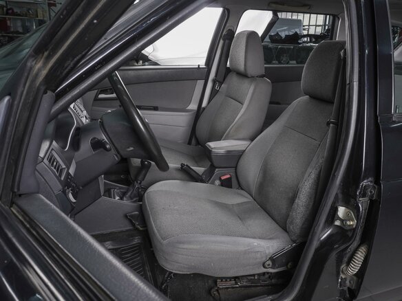 2012 Lada (ВАЗ) Priora I, чёрный, 360000 рублей - вид 9