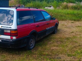 1988 Volkswagen Passat B3, красный, 75000 рублей, вид 4