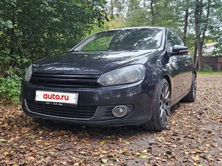 2010 Volkswagen Golf VI, чёрный, 465000 рублей, вид 2