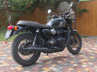 2021 Triumph Bonneville T120, чёрный, 1299000 рублей, вид 2