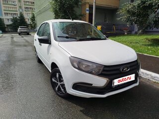 2019 Lada (ВАЗ) Granta I Рестайлинг, белый, 430000 рублей, вид 1