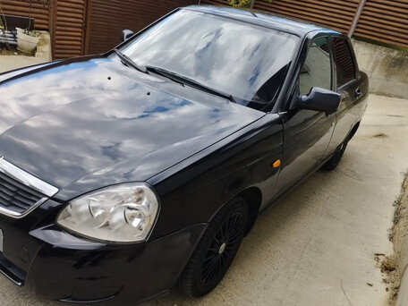 2008 Lada (ВАЗ) Priora I, чёрный, 300000 рублей, вид 1