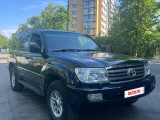 2003 Toyota Land Cruiser 100 Series Рестайлинг 1, чёрный, 1450000 рублей, вид 2