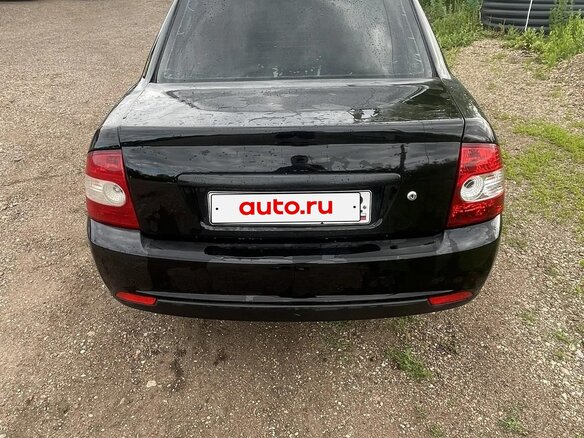 2008 Lada (ВАЗ) Priora I, чёрный, 165000 рублей - вид 7